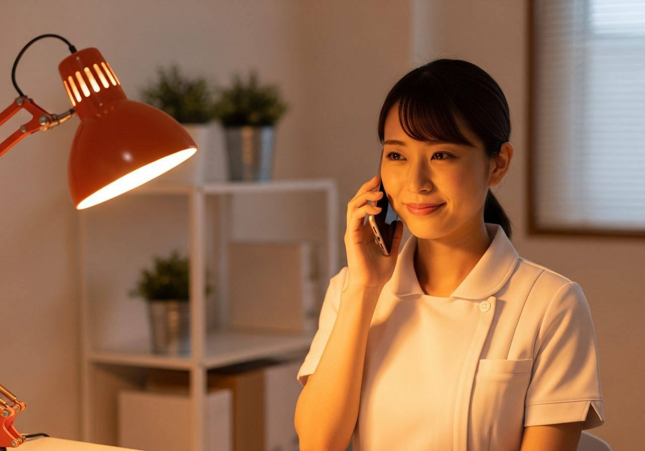 夜間の電話対応